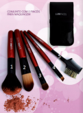 Kit 5 Pincéis profissional Lumi